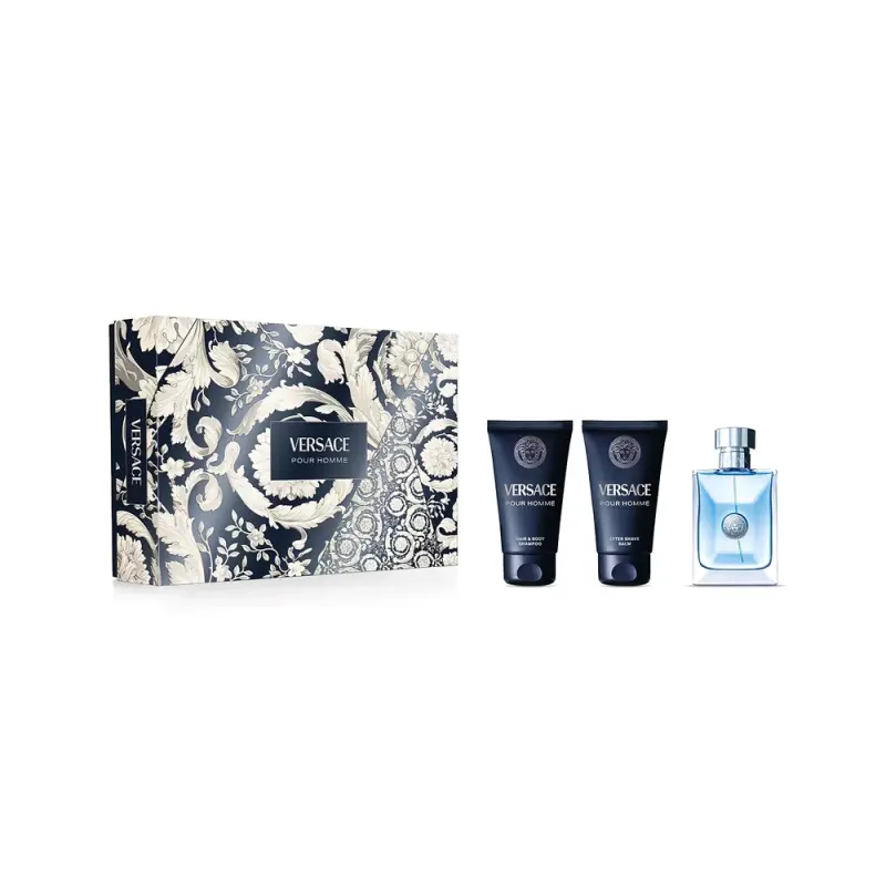 VERSACE POUR HOMME Set EDT 50ml+Sh/G 50+Af/Sh Balm 50ml