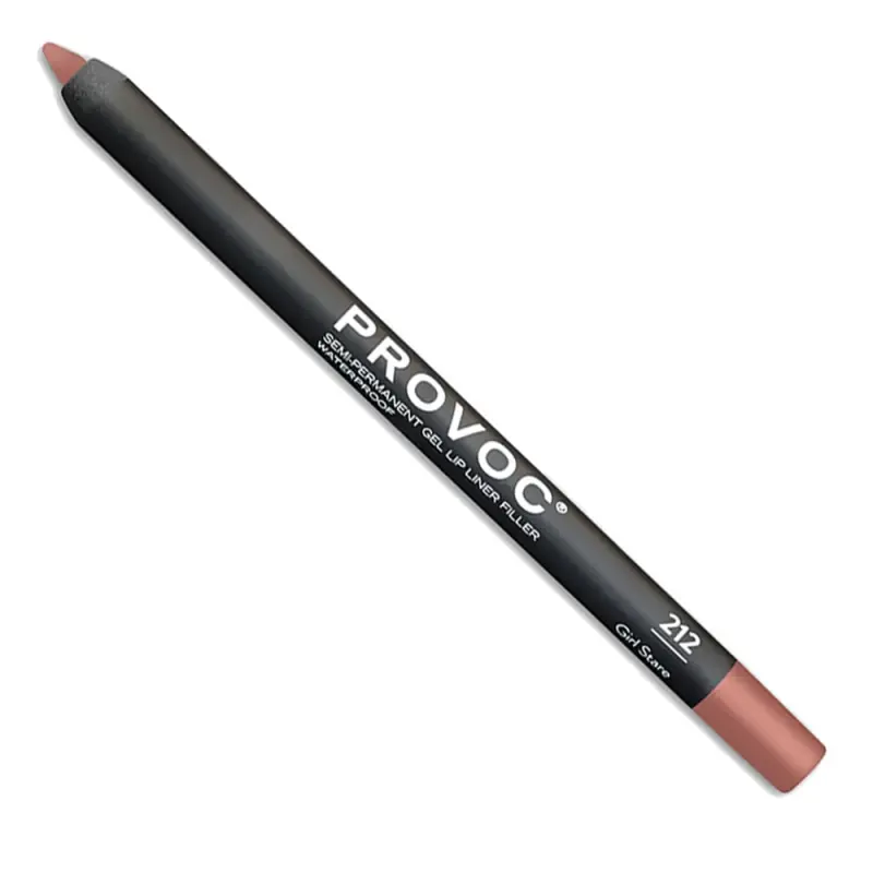 PROVOC Semi-Permanent Gel Lip Liner Filler WP 212 Girl Stare Гелевая подводка в карандаше для губ LPL212