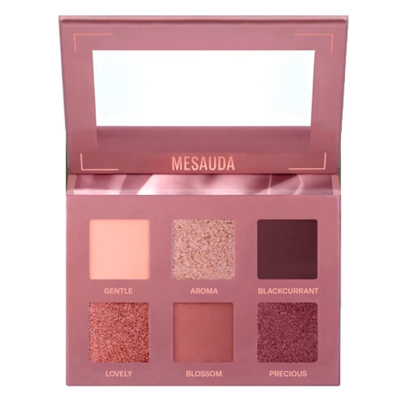 MESAUDA BARE HARMONY PALETTE 201 - TENDER MAUVE Палетка теней для век