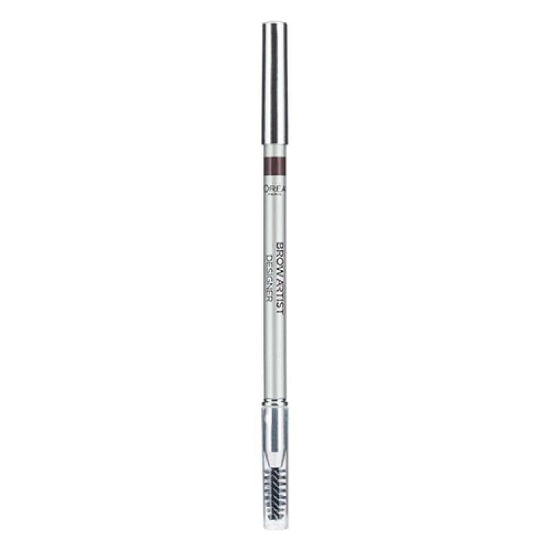 Карандаш для бровей L'Oreal Paris Brow Artist Designer, оттенок 303, темно-коричневый