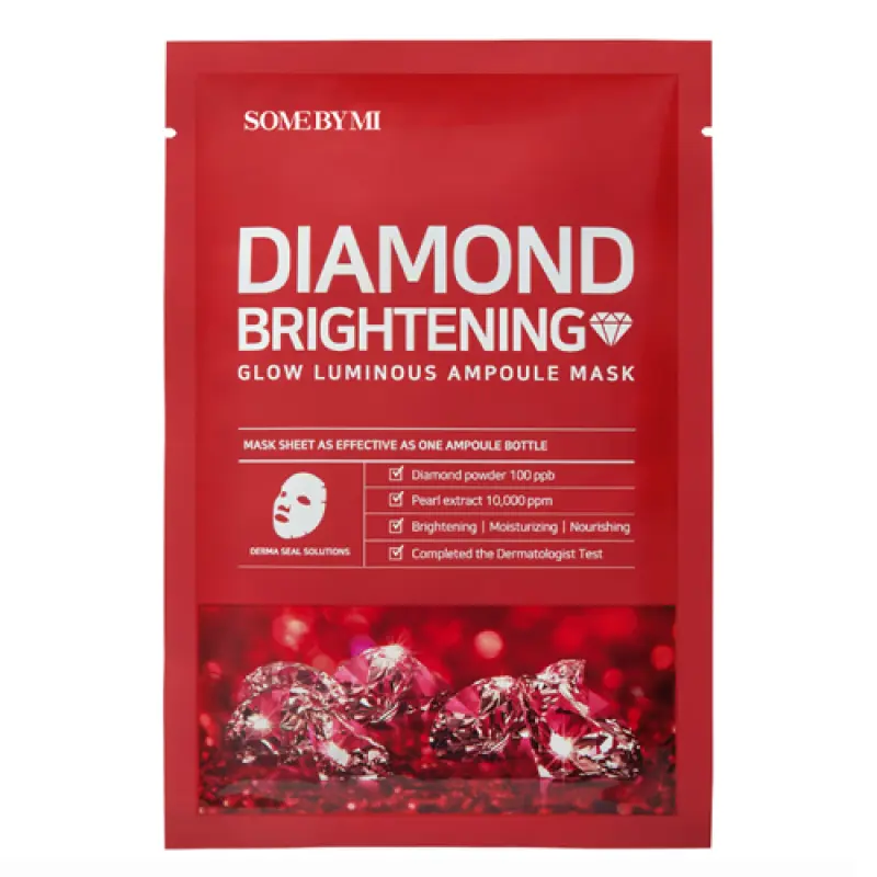SOME BY MI RED DIAMOND BRIGHTENING GLOW LUMINOUS AMPOULE MASK