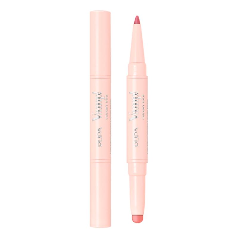 PUPA Губная помада VAMP! CREAMY DUO тон 004 Светлый розовый