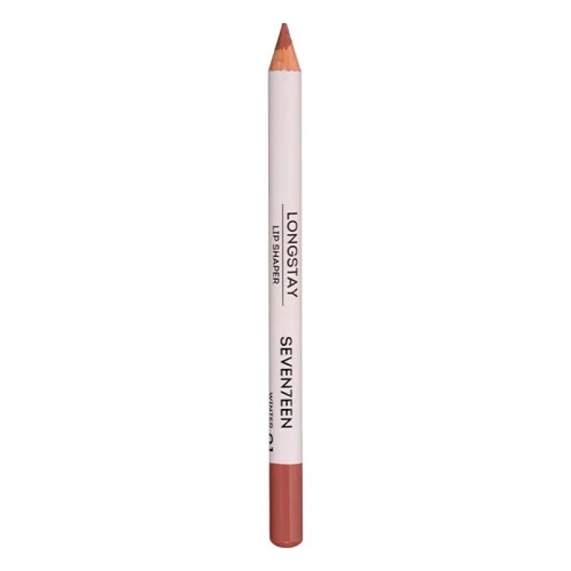 Seventeen Карандаш д/губ устойчивый т.1  LONGSTAY LIP SHAPER PENCIL зимняя роза