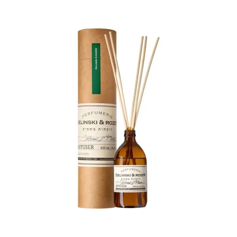 Zielinski & Rozen Diffuser. Room fragrance agent Vetiver, Musk  Диффузор. Средство для ароматизации помещений Ветивер, Мускус 425мл