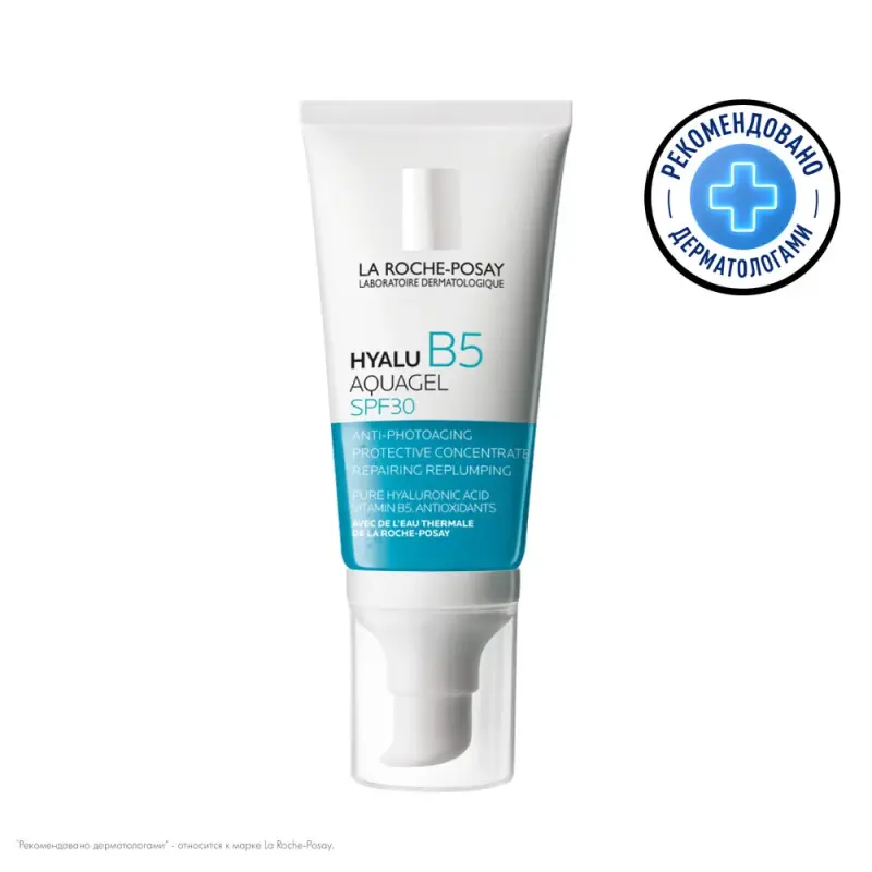 LA ROCHE-POSAY HYALU B5 Концентрированный аквагель для увлажнения и тонуса кожи SPF30, 50 мл