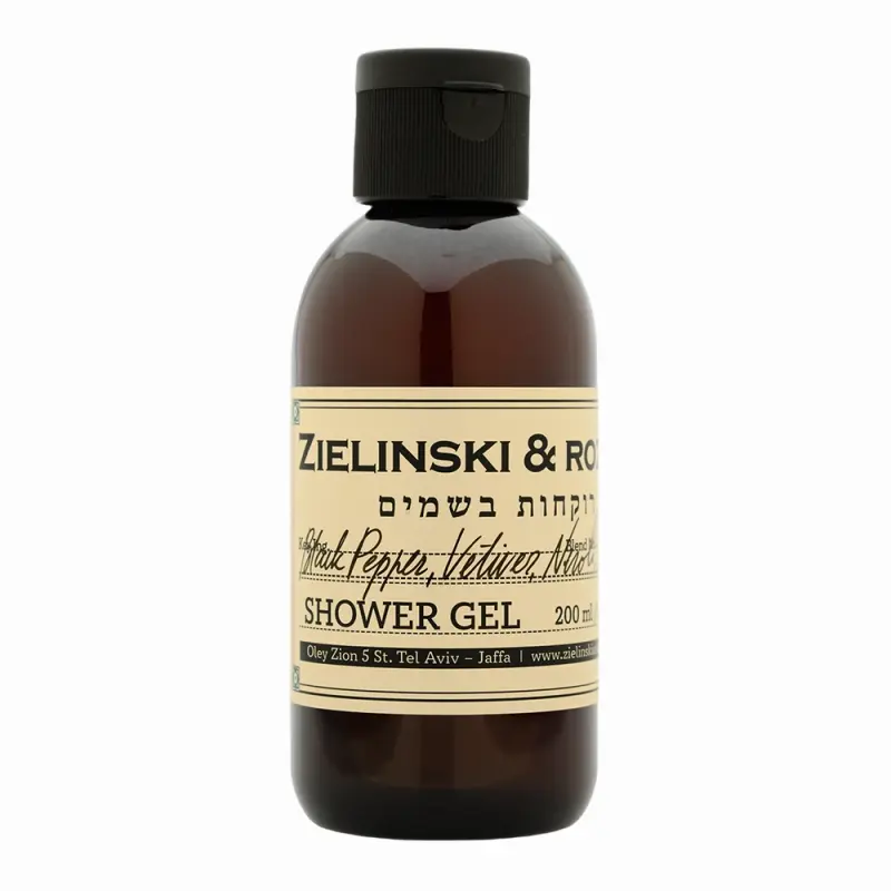 Zielinski & Rozen Shower gel Black Pepper, Vetiver, Neroli, Amber  Гель для душа Черный перец, Ветивер, Нероли, Амбра (200мл)