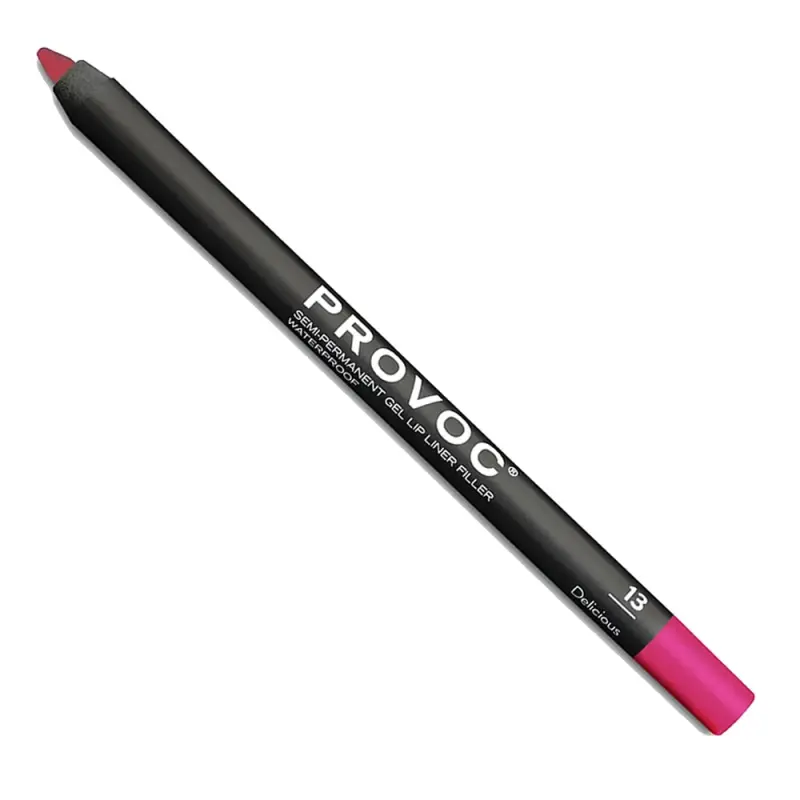 PROVOC Semi-Permanent Gel Lip Liner Filler WP 13 Delicious Гелевая подводка в карандаше для губ LPL13