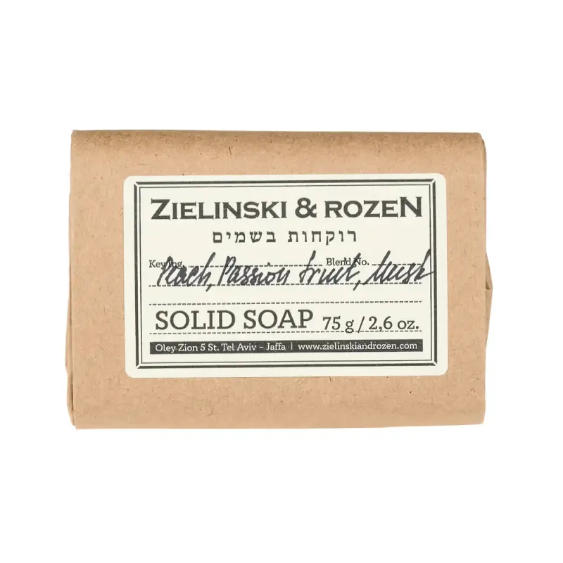 Zielinski & Rozen  Solid soap Твердое мыло Персик, Маракуйя, Мускус Peach, Passion fruit, Musk 75гр