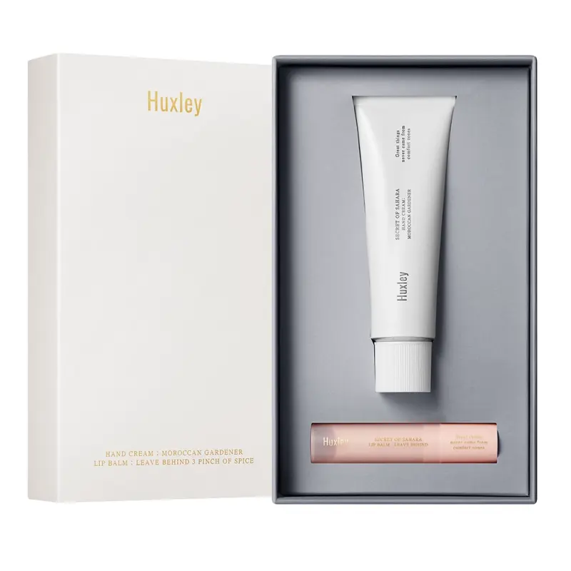 HUXLEY HAND CREAM AND LIP BALM DUO SET 4 Подарочный набор