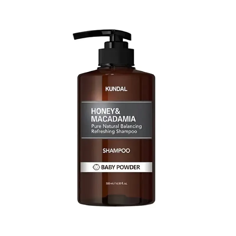KUNDAL ШАМПУНЬ БЕССУЛЬФАТНЫЙ HONEY/MACADAMIA NATURE SHAMPOO 500ML (KUNDAL) BABY POWDER