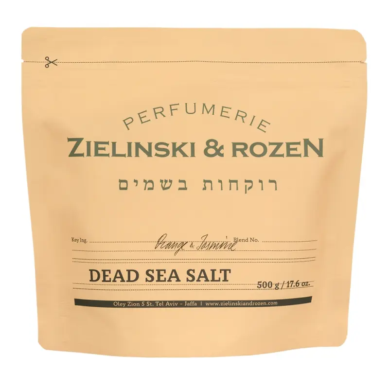 Zielinski & Rozen  Dead Sea Salt Orange, Jasmine, Vanilla  Соль мертвого моря Апельсин, Жасмин, Ваниль 500гр