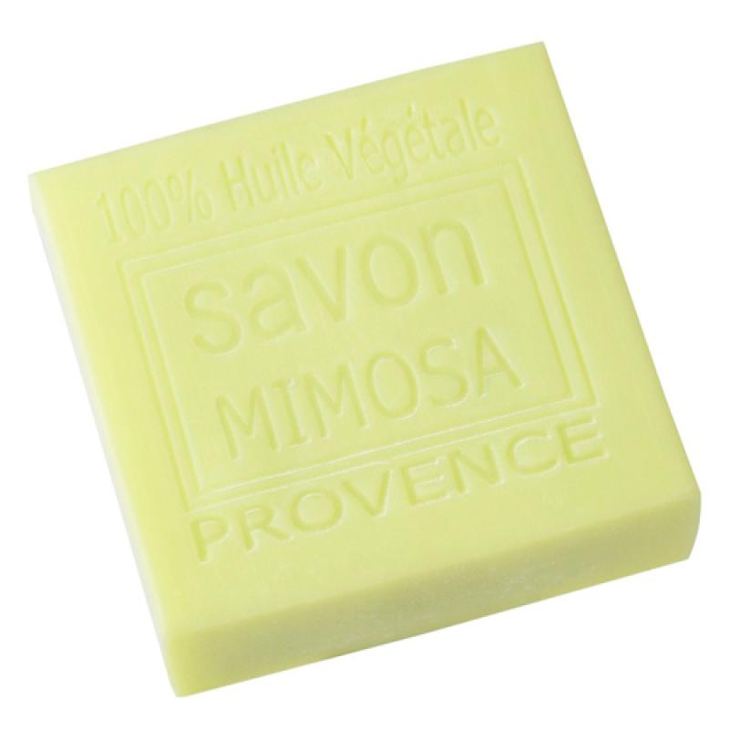 MIMOSA, with sweet almond oil Square 100g Мыло МИМОЗА с маслом сладкого миндаля