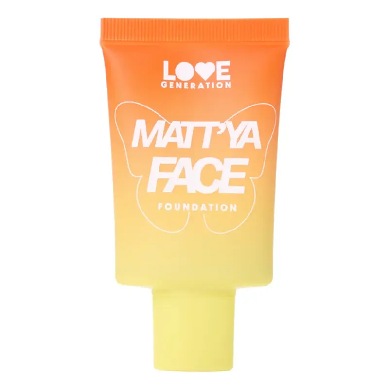 Love Generation Матирующий тональный крем c экстрактом матчи / Mattifying foundation cream with matcha extract Matt'ya Face тон 02 30 мл