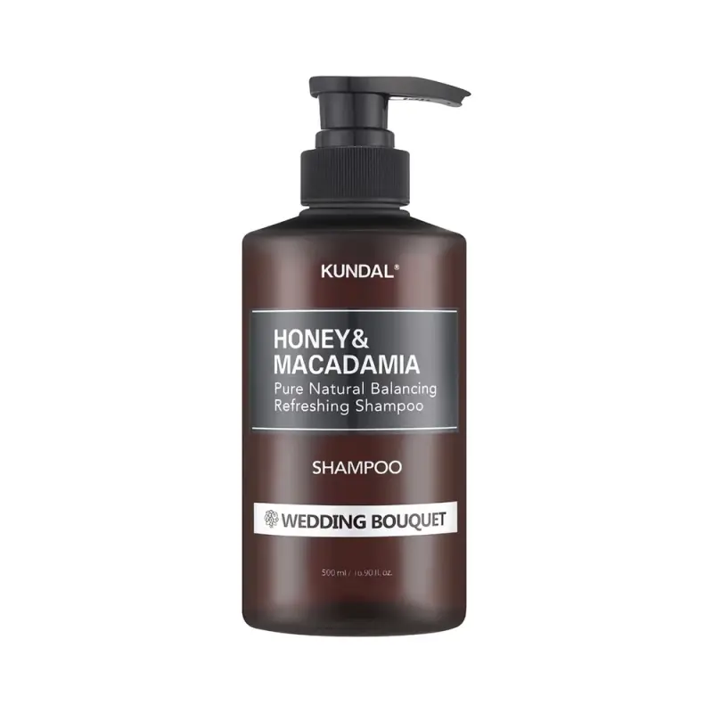 KUNDAL ШАМПУНЬ БЕССУЛЬФАТНЫЙ HONEY/MACADAMIA NATURE SHAMPOO 500ML (KUNDAL) WEDDING BOUQUET
