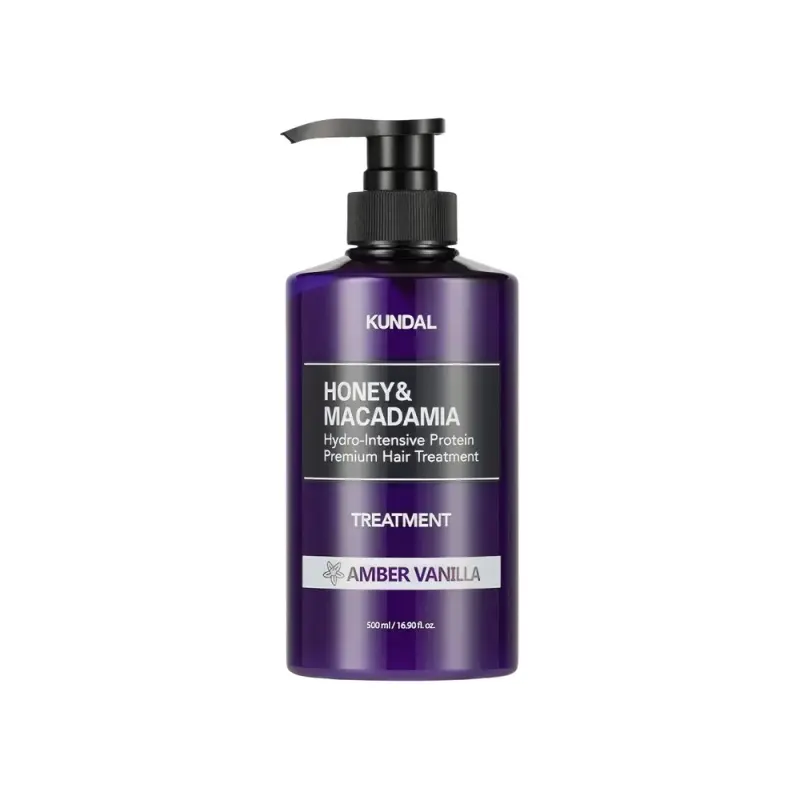 KUNDAL КОНДИЦИОНЕР ДЛЯ ВОЛОС HONEY/MACADAMIA PROTEIN PREMIUM TREATMENT 500ML (KUNDAL) AMBER VANILLA
