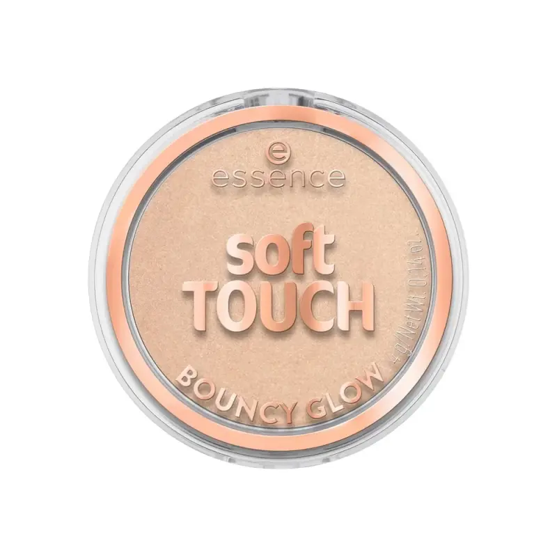 Essence Хайлайтер пудро оброзующая soft TOUCH BOUNCY GLOW 10 1уп