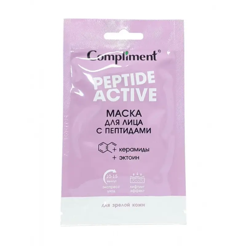 Compliment Саше Маска для лица с пептидами, 15мл / Тимекс про