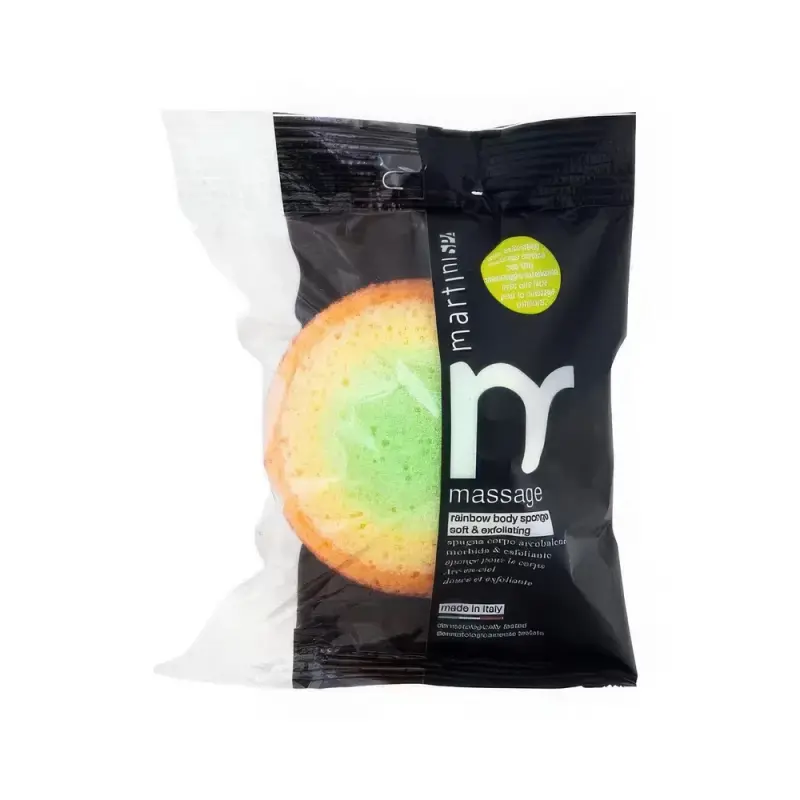 Martini SPA RAINBOW SPONGE Мягкая, нежная и удобная губка для ванны радужного цвета