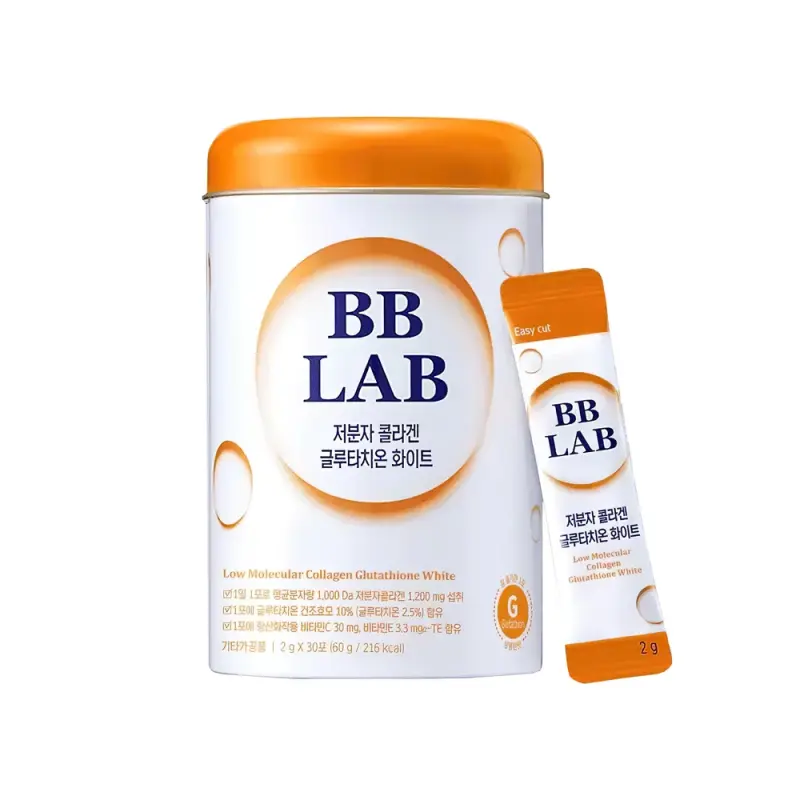 BBLAB БАД: Low Molecular Collagen Glutathione White/Низкомолекулярный коллаген глутатион белый 2 гр*30 шт