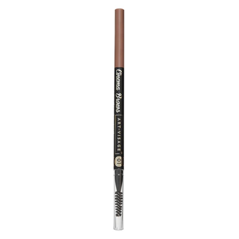 Art Visage Карандаш для бровей автоматический CINEMA BROWS 01 светло-русый