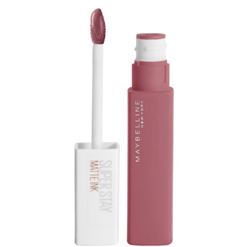 Maybelline Super Stay Matte Ink Супер стойкая жидкая матовая помада для губ  оттенок 140 Солист, розовый 5 мл