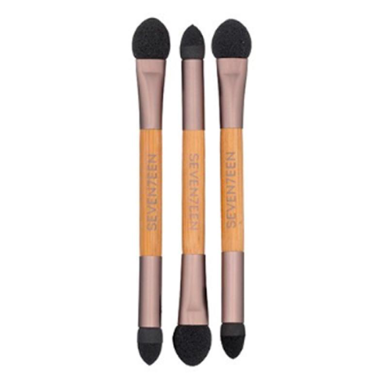 Seventeen Набор из 3 аппликаторов для теней  EYESH SPONGE APPL BAMBOO