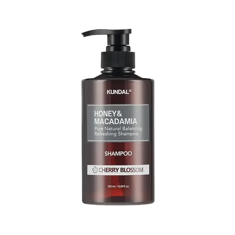 KUNDAL ШАМПУНЬ БЕССУЛЬФАТНЫЙ HONEY/MACADAMIA NATURE SHAMPOO 500ML (KUNDAL) CHERRY BLOSSOM