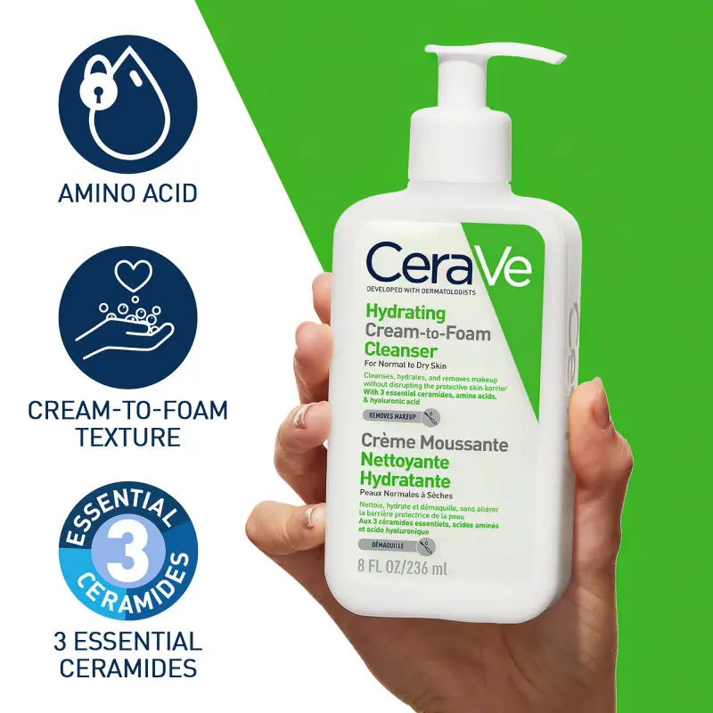 CeraVe КРЕМ-ПЕНКА ДЛЯ ОЧИЩЕНИЯ 236МЛ