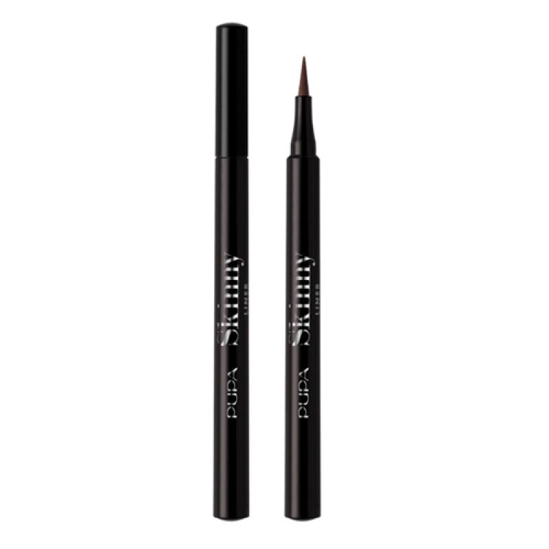 PUPA Подводка-фломастер для глаз Skinny Liner ультратонкая тон 002 Коричневый