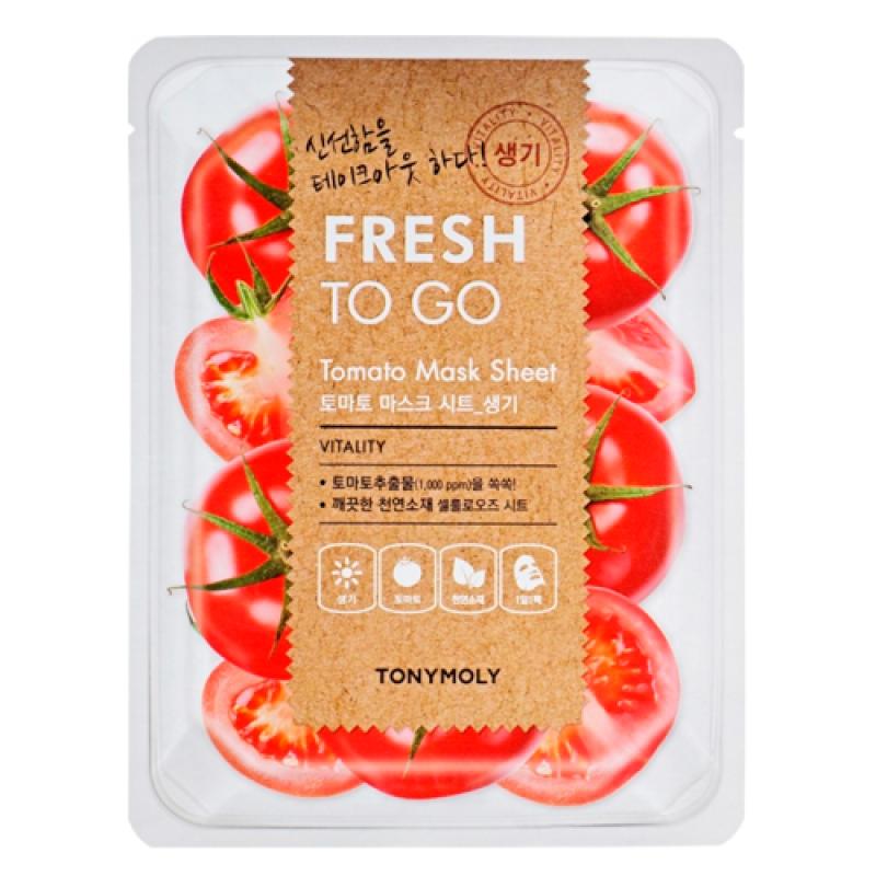 Tony Moly Маска для лица FRESH TO GO TOMATO MASK SHEET2