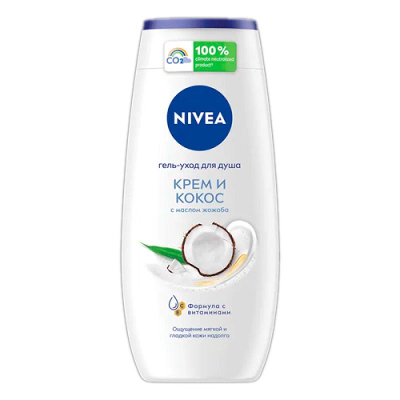 Nivea Гель-уход для душа Крем Кокос 250 мл