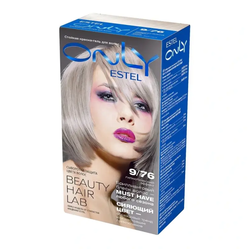 ESTEL ONLY Стойкая краска-гель для волос  Блондин коричнево-фиолетовый