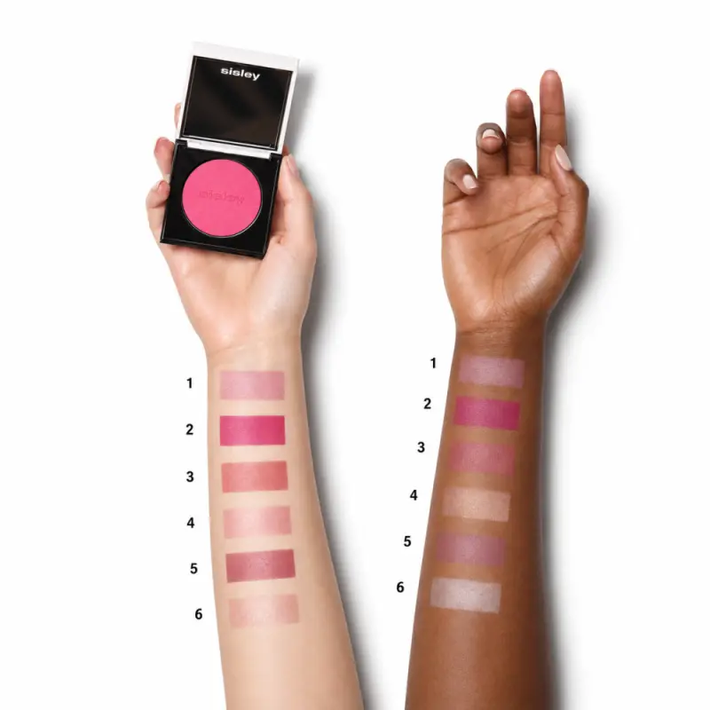 SISLEY LE PHYTO-BLUSH 2 ROSY FUSHIA Фиторумяна с эффектом сияния, тон № 2 фуксия 6,5 г
