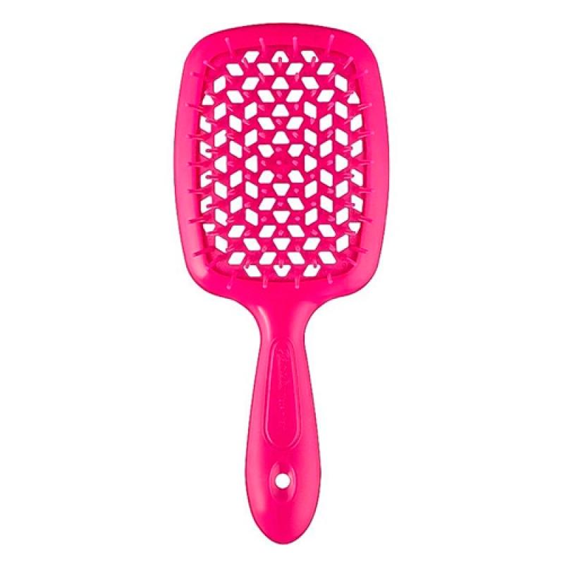 Janeke SUPERBRUSH РАСЧЕСКА МАЛЕНЬКАЯ ФУКСИЯ FLUO 17,5x7x3СМ
