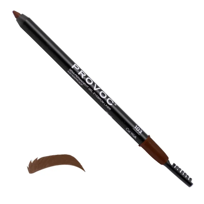 PROVOC Semi-Permanent Gel Eyebrows Liner WP 103 Cat Walk Гелевая подводка в карандаше для бровей EYB103