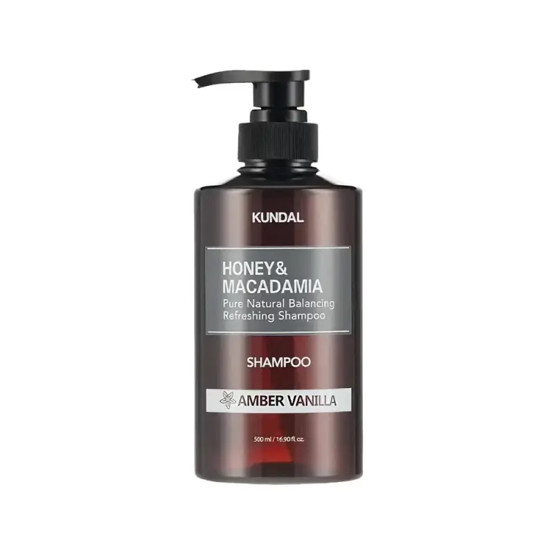KUNDAL ШАМПУНЬ БЕССУЛЬФАТНЫЙ HONEY/MACADAMIA NATURE SHAMPOO 500ML (KUNDAL) AMBER VANILLA