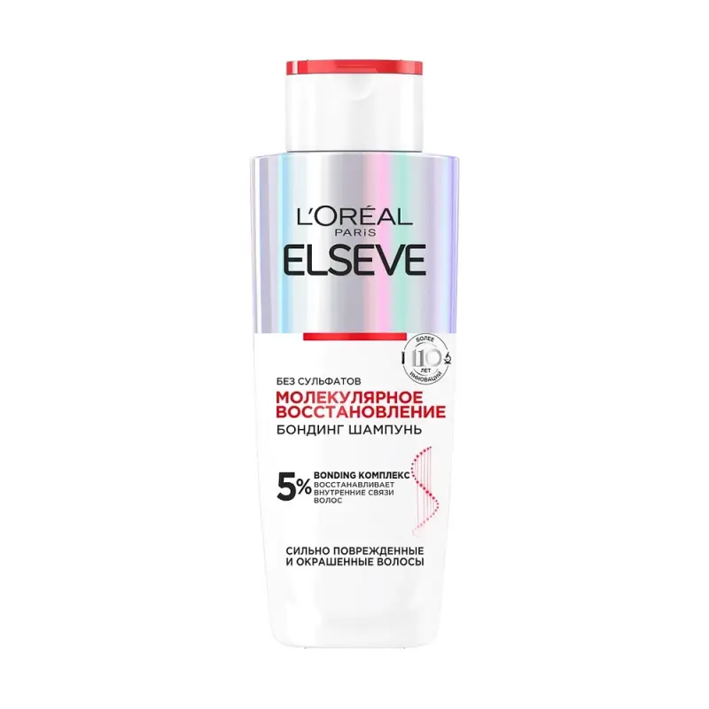 Elseve Шампунь для волос L'OREAL 200мл Молекулярное восстановление