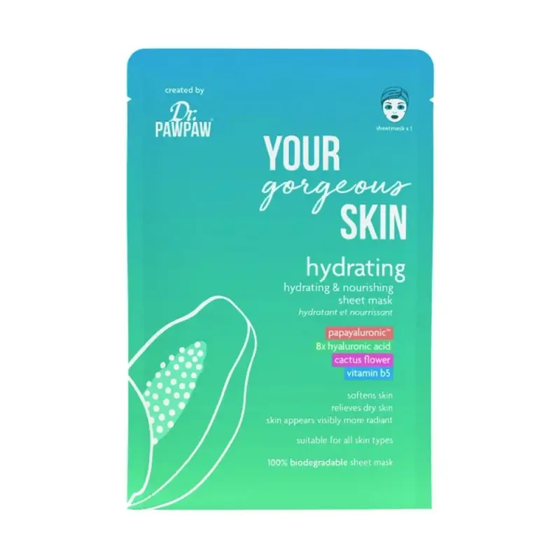 DR.PAWPAW Маска для лица YOUR gorgeous SKIN Мегаувлажнение 25 мл
