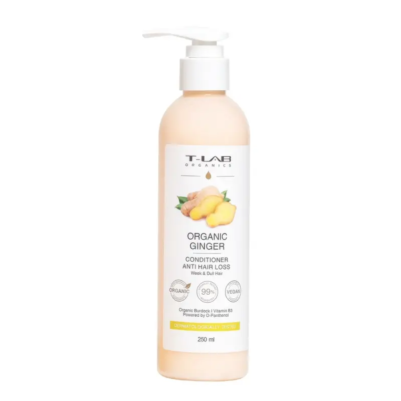 Кондиционер T-Lab Organics Organic Ginger Conditioner для ослабленных и тусклых волос 250 мл