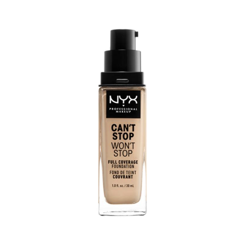 NYX Стойкая тональная основа Can’t Stop Won’t Stop №6.5 Nude матовый 30 мл