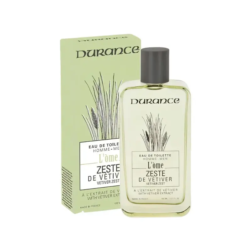 DURANCE ВОДА ТУАЛЕТНАЯ VETIVER ZEST WITH VETIVER EXTRACT ДЛЯ НЕГО 100МЛ