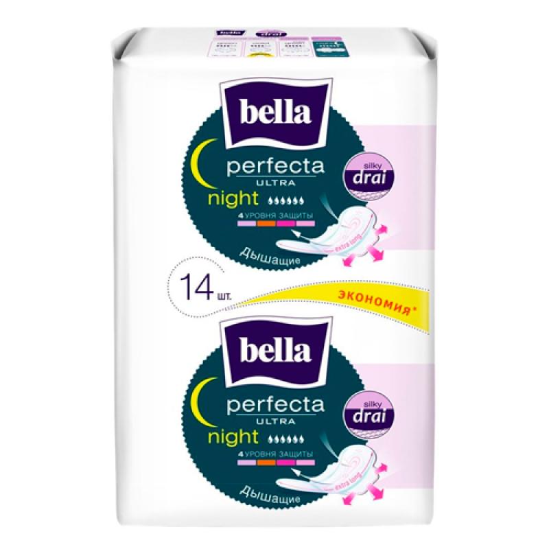 Bella Прокладки Perfecta Ultra Night Супертонкие впитывающие  14 шт