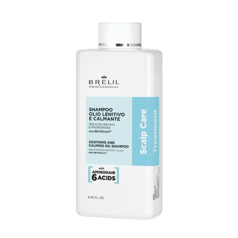 BRELIL AT SCALP SHAMPOO LENIT Масляный шампунь смягчающего и успокаивающего действия,, 250 мл