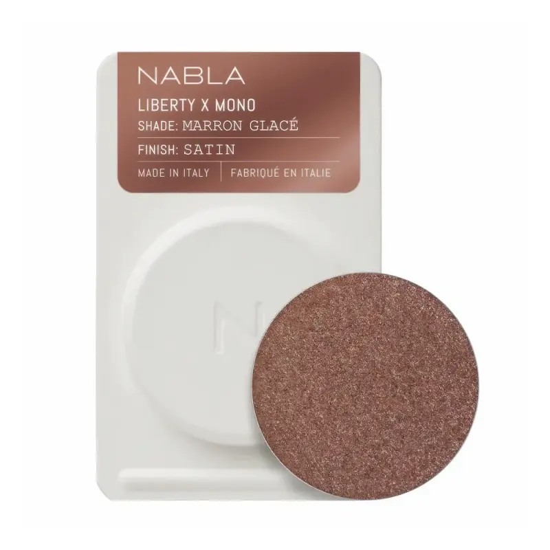 Nabla Liberty X Mono Satin - Marron GlaceТени для век Single в нескольких вариантах отделки 1г
