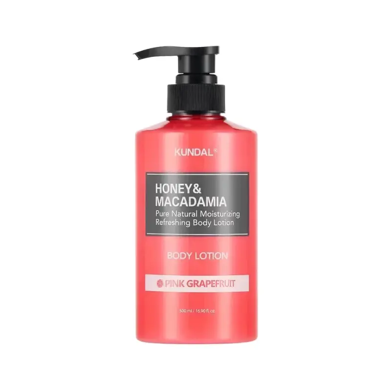 Kundal Косметические средства лосьон для тела: HONEY & MACADAMIA PURE BODY LOTION 500ML - PINK GRAPEFRUIT