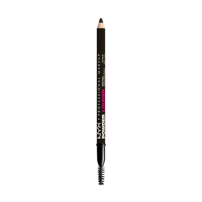NYX POWDR LOUDR BROW PNCL BLACK КАРАНДАШ ДЛЯ БРОВЕЙ