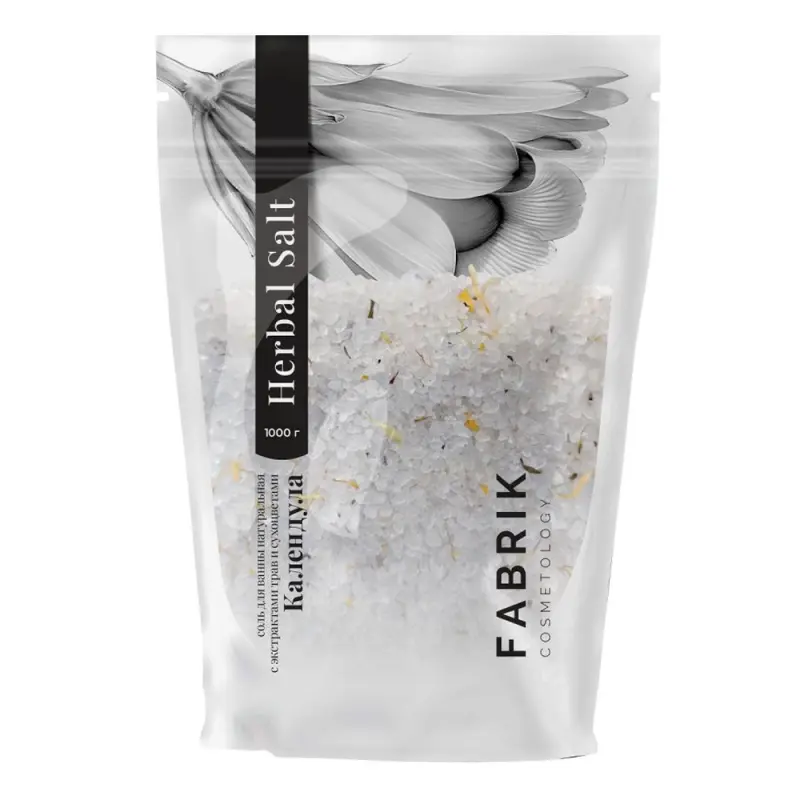 Fabrik Cosmetology Соль для ванны Календула Herbal Salt 1000 гр