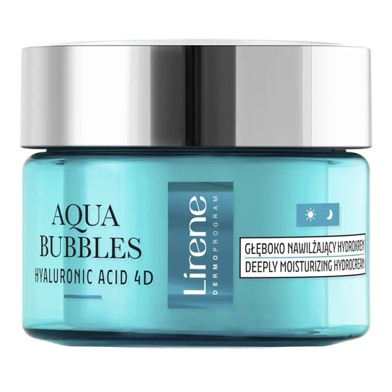 КРЕМ ДЛЯ ЛИЦА LIRENE AQUA BUBBLES УВЛАЖНЯЮЩИЙ ДЛЯ ВСЕХ ТИПОВ КОЖИ 50МЛ