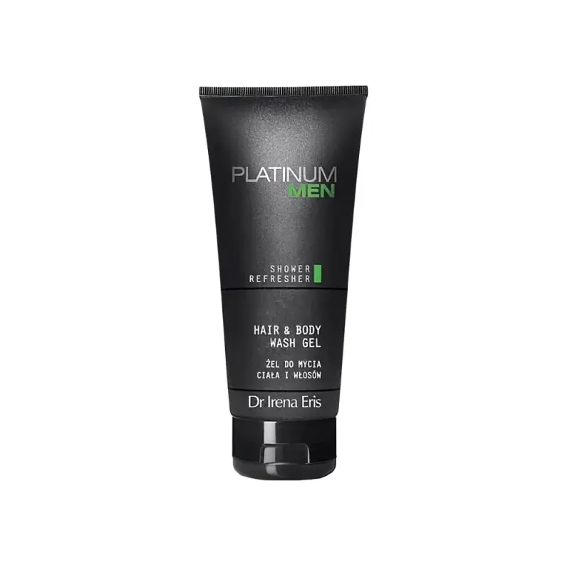 Dr Irena Eris ŻEL D/CIAŁA, WŁOSÓW-MEN PL/EXP SHOWER REFRESHER GEL MEN PLATINUM Гель для для душа тела и волос Men