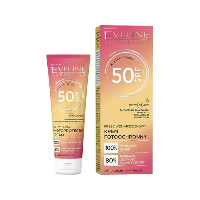 Eveline PRZECIWZMARSZCZKOWY KREM FOTOOCHRONNY SPF50